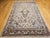 Vintage Indian Silk Rug, Hand-Knotted, Floral Medallion Design, 6' x 9' For Sale In Chicago - Image 6 of 18