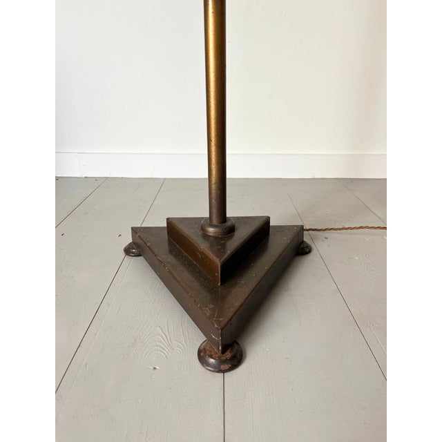 Vintage Art Deco Metal Floor Lamp, 1980 For Sale - Image 4 of 9