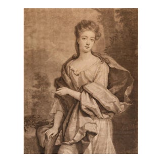 The Duchess of St. Albans: A 17th C. Portrait After a Kneller Painting, 1694 For Sale