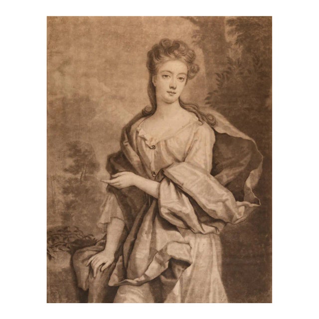 The Duchess of St. Albans: A 17th C. Portrait After a Kneller Painting, 1694 For Sale