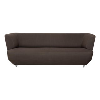 Daja 3-Seater Sofa in Grey Fabric and Leather from Leolux For Sale