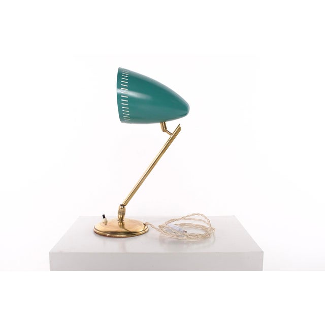 Mid-Century Modern Modernist Articulated Lamp with Double Ball Joint, 1950s For Sale - Image 3 of 9