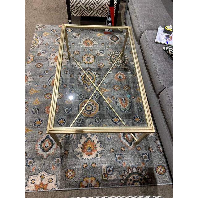 Ethan Allen Glass Coffee Table Chairish