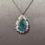 Natural Opal Diamond Pendant W/ Gold Chain 3.25 TCW GIA Certified For Sale - Image 10 of 12