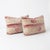 Mid-Century Modern Uzbek Suzani Lumbar Pillow Cover 17'' X 24'' - Set of Two For Sale - Image 3 of 5
