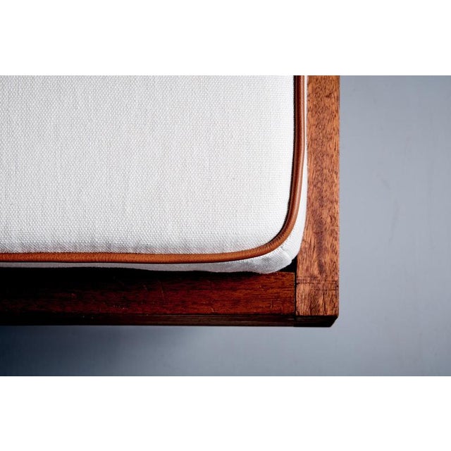 Daybed with Mahogany Frame in the style of Charlotte Perriand, France, 1950s For Sale - Image 16 of 18