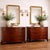 A beautifully assembled matched pair of Georgian mahogany serpentine-front chests of drawers, dating to the late 18th....