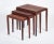 Mid-Century Danish Nesting Tables in Rosewood by Johannes Andersen for Silkeborg, 1960, Set of 3 For Sale - Image 11 of 11