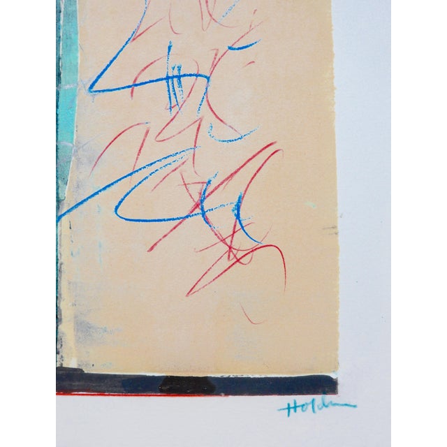 "Harmony in Colors" Contemporary Abstract Monoprint by Martha Holden For Sale - Image 4 of 6