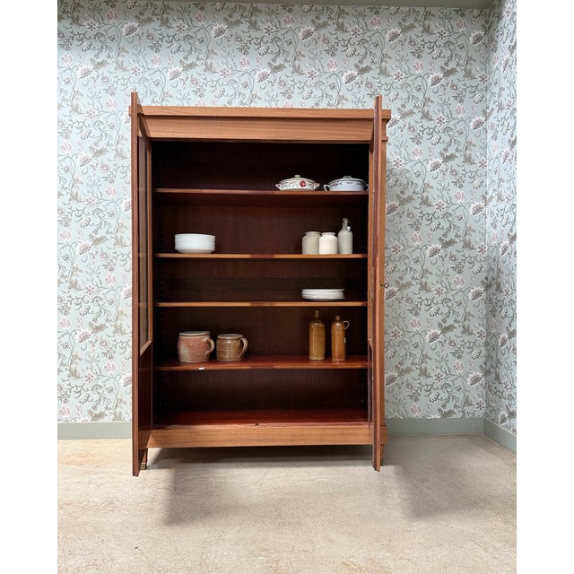 Empire Wooden Display Case, 1950s For Sale - Image 4 of 9