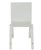 Clean, architectural, and refreshingly understated, this white enameled metal chair embraces the “less is more” philosophy...