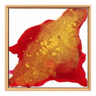 "Golden Red" Original Artwork by Clara Berta For Sale