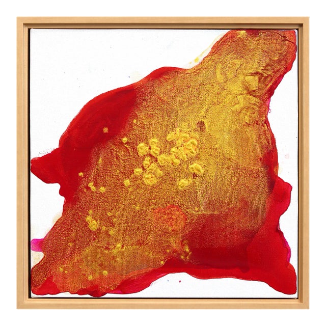 "Golden Red" Original Artwork by Clara Berta For Sale