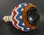 Beaded Glass Bottle With Maasai Geometric Patterns For Sale - Image 17 of 18