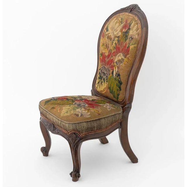 19th Century Victorian Rosewood Nursing Chair For Sale - Image 5 of 9
