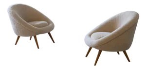 Set of Oeuf Lounge Chairs