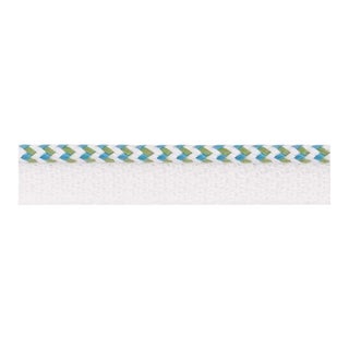 Schumacher Bolander Cord Indoor & Outdoor in Aqua For Sale