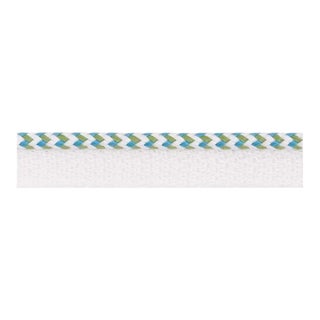 Schumacher Bolander Cord Indoor & Outdoor in Aqua For Sale