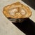 Stone Oval Side Table in Petrified Wood, 1980s For Sale - Image 7 of 18