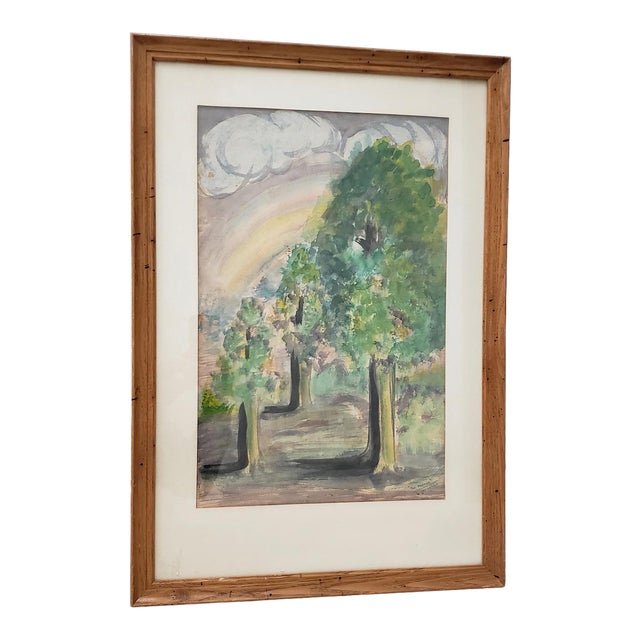 Ray Hardin "The Promise" Original Watercolor C.1930s For Sale