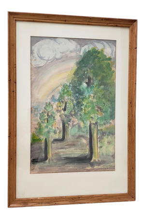 Ray Hardin "The Promise" Original Watercolor C.1930s