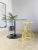 Metal Set of Italian Yellow Lacquered Metal Stools, 1970s For Sale - Image 7 of 9