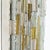 Sculpted Glass Silver Yellow Wall Light from Poliarte, Italy, 1970s For Sale - Image 3 of 13