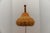 Wood Mid-Century Modern Wall Lamp in Bamboo and Rattan Wickerwork, 1960s For Sale - Image 7 of 9