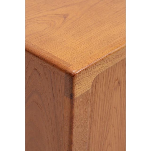 Brown Mid-Century Danish Chest of Drawers in Teak with 2 Doors from Silkeborg For Sale - Image 8 of 14