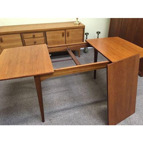 Mid Century Modern Extending Single Leaf Dining Table c.1960 For Sale - Image 11 of 13