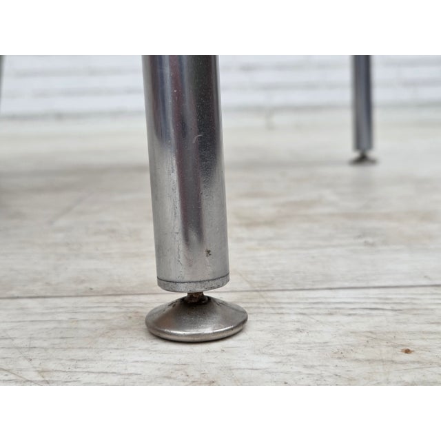 Danish in Leather and Chrome Steel Armchair by Arne Vodder for Sibast, 1970s For Sale - Image 6 of 18