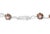 Encapsulate grace around your wrist with this exquisite 10K white gold floral cluster bracelet, a masterpiece of...