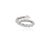 Metal 14k White Gold Snake Coil Diamond Ring Size 7 ( All Sizes Available ) For Sale - Image 7 of 8