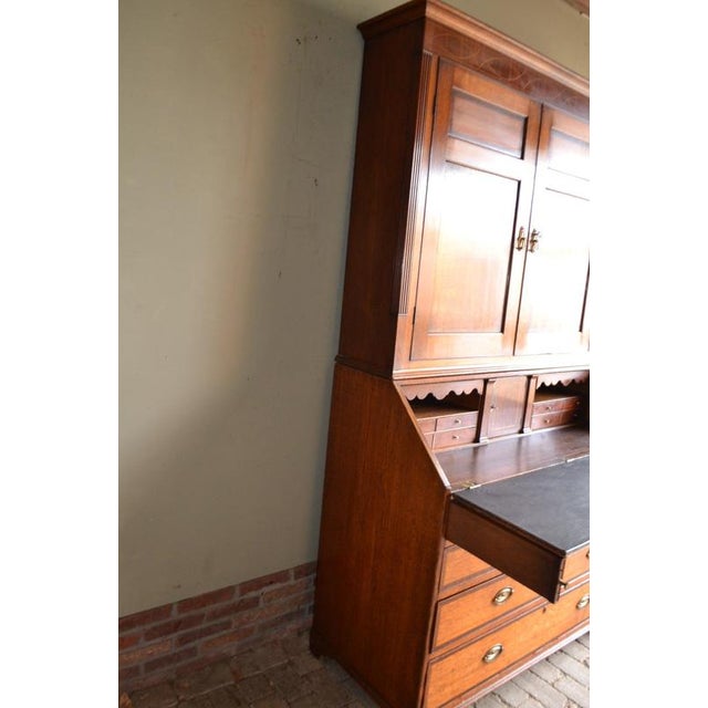 Antique Oak Top Desk, Secretary For Sale - Image 10 of 13
