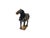 Oriental Ceramic Sancai Dark Blue Brown Beige Fengshui Artistic Horse Figure For Sale - Image 10 of 11