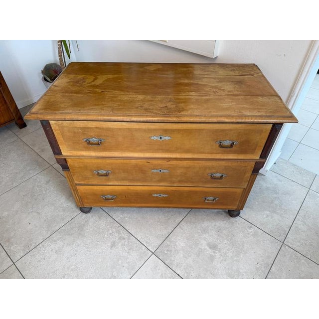 Brown Gründerzeit Chest of Drawers in Walnut For Sale - Image 8 of 15