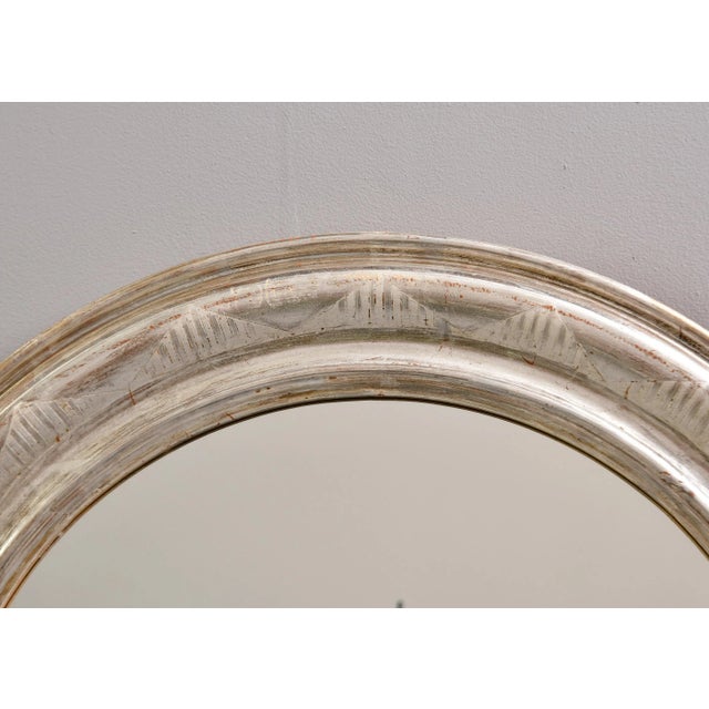 French 19th Century French Silver Gilt Louis Philippe Mirror For Sale - Image 3 of 10