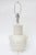 Italian Vintage Crackled Glazed Ceramic Monumental Table or Desk Lamp Aztec Design For Sale - Image 9 of 11