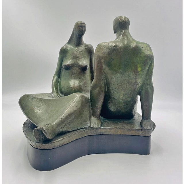 1960s Salvador Soto Tovar “Pareja” Bronze Sculpture, Signed & Dated 1965 Mexican Art For Sale - Image 5 of 18