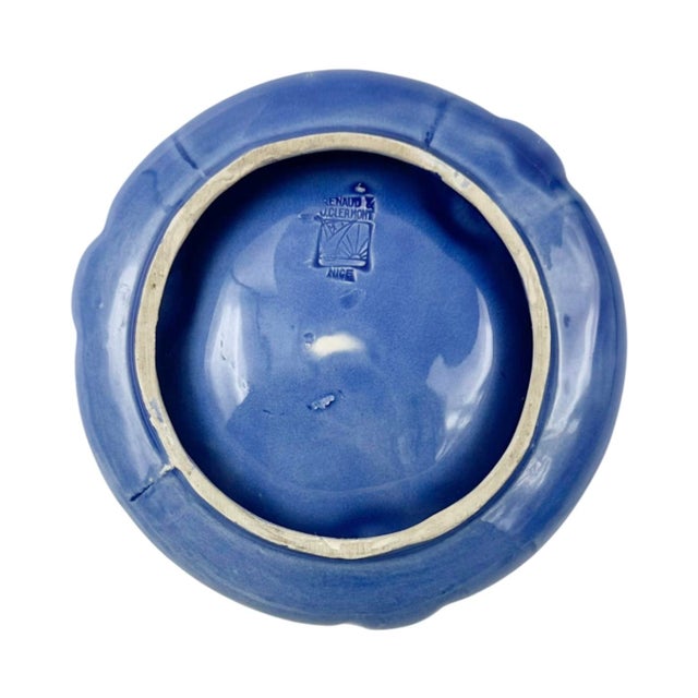 Blue Vintage Hotel Eden Roc Cap d'Antibes Blue Ceramic Ashtray For Sale - Image 8 of 9