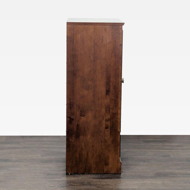 1990s Vintage Ethan Allen One Drawer Media Cabinet For Sale - Image 5 of 11