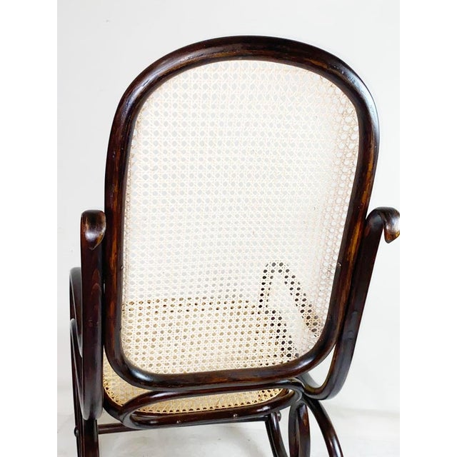 Rocking Chair by Jacob & Josef Kohn, 1900 For Sale - Image 10 of 11