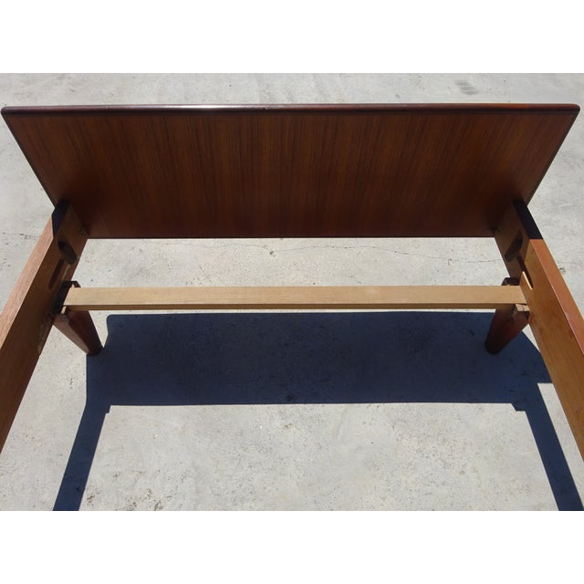 Vintage Teak Bed with Integrated Nightstand, 1960s For Sale - Image 16 of 18