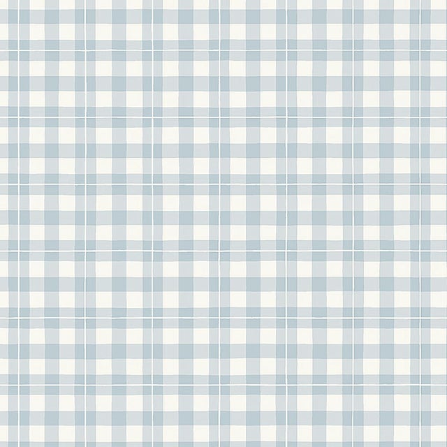 SAMPLE - Boråstapeter Frida Wallpaper In Blue For Sale