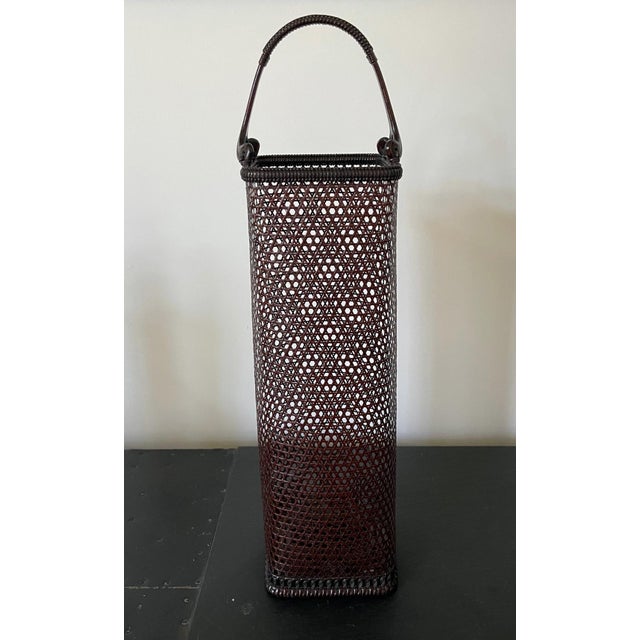 Japanese Bamboo Basket Ikebana by Tanabe Chikuunsai II For Sale - Image 18 of 18