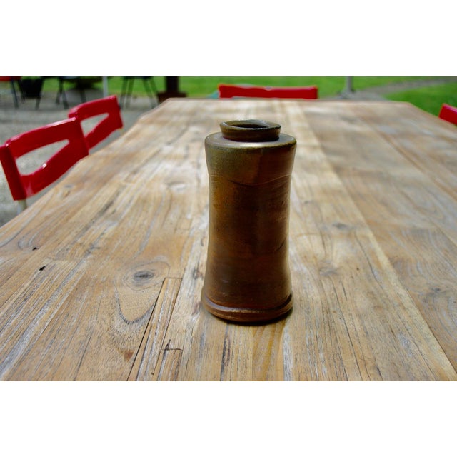 Contemporary German Anagama Vase by Horst Kerstan, 1994 For Sale - Image 3 of 10