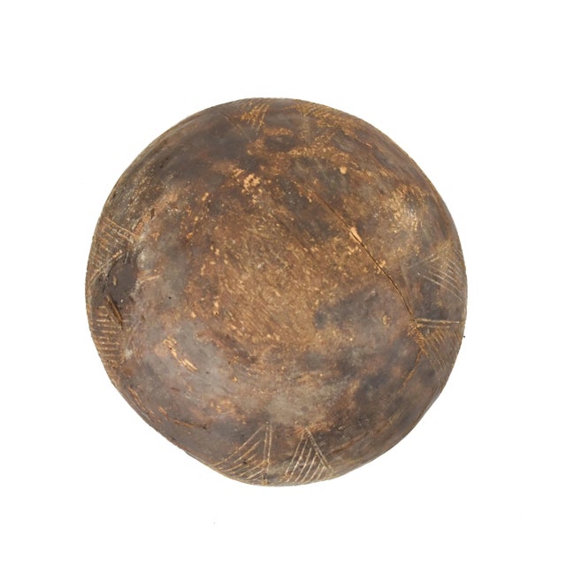 Mid 20th Century African Wood Bowl For Sale - Image 4 of 6