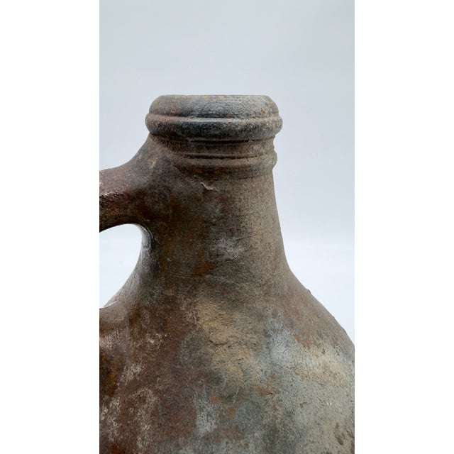 17th Century 17th-Century German Bartmann (Bellarmine) Stoneware Jug — Excavated at the World Trade Center Site, New York City For Sale - Image 5 of 16