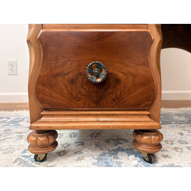 Wood Early 20th Century Hollywood Regency Vanity For Sale - Image 7 of 9