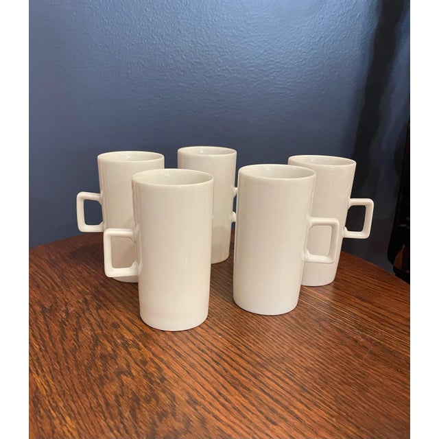 Chic set of mid century coffee cups.